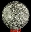 Polished Pyrite Sphere - Peru #65140-1